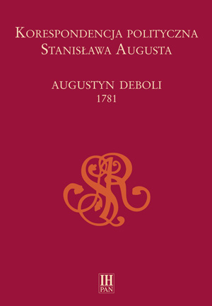 Korespondencja_polityczna_Deboli_1781-okładka