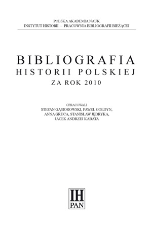 Bibliografia 2010 okadka