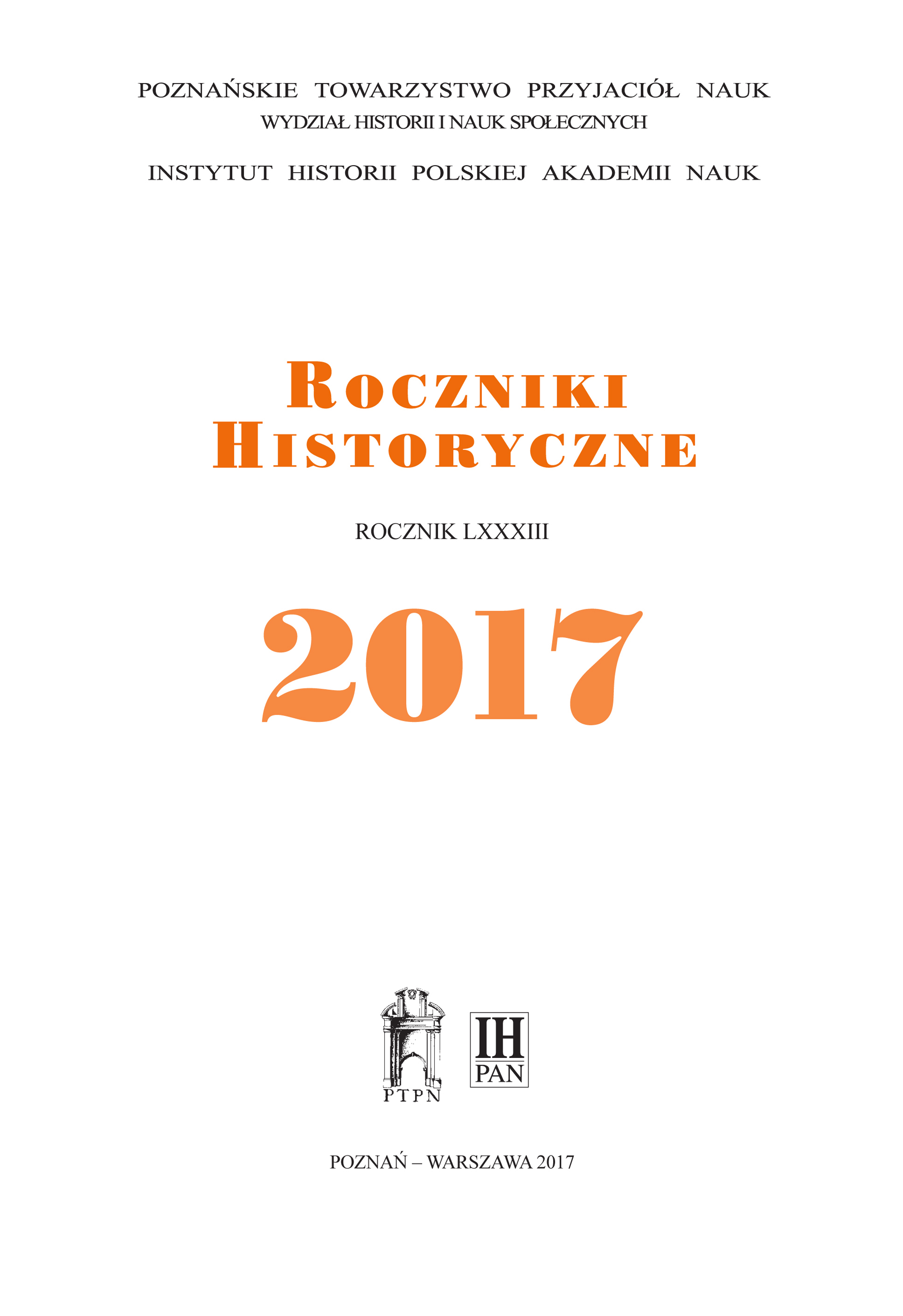 Okladka_Roczniki_Historyczne_2017