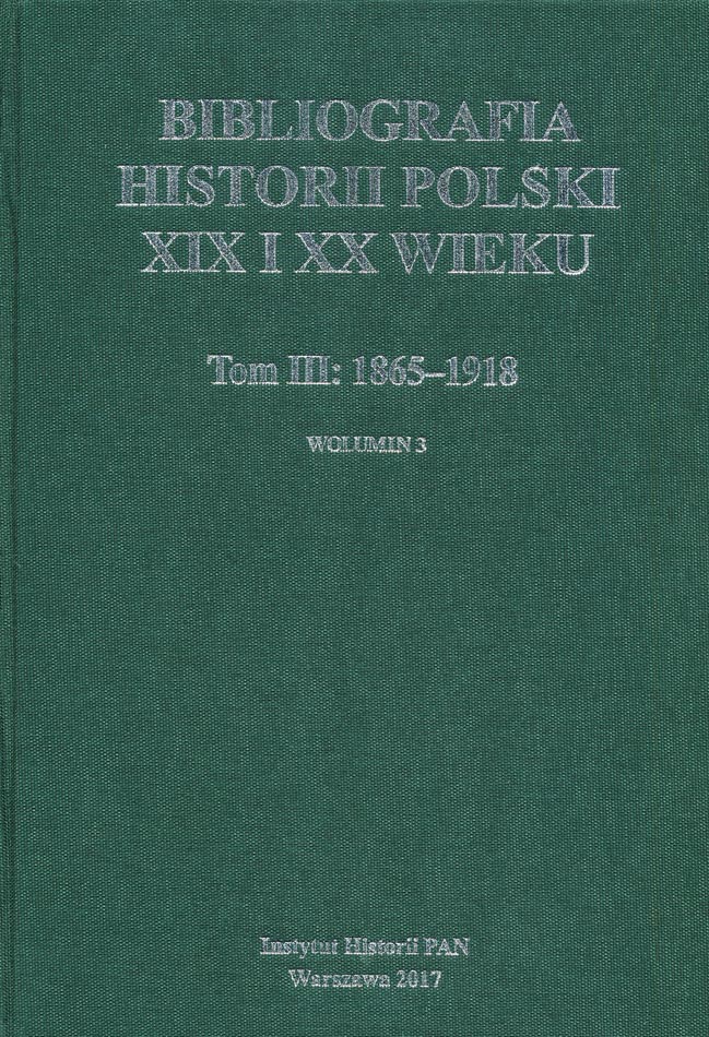 3-Bibliografia Historii Polski XIX-XX